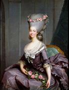 Antoine-Francois Callet Portrait of Madame de Lamballe oil